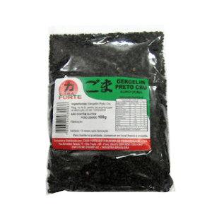 Semente de Gergelim Preto 100g Casa Forte