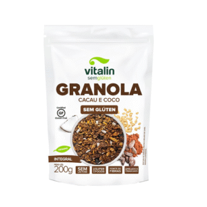 Granola S/Gluten Cacau e Coco Int. 200G Vitalin
