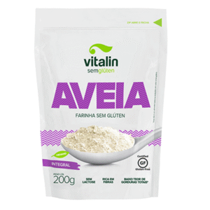 Aveia Farinha Integral S/Gluten 200G Vitalin
