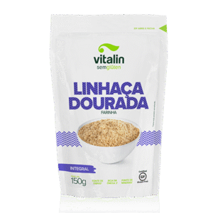 Linhaca Dourada Farinha Integral S/Gluten 150g Vitalin