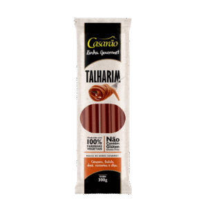 Massa Gourmet Talharim C/ Cenoura, Batata Doce, Curcuma e Chia 300G  Casarao